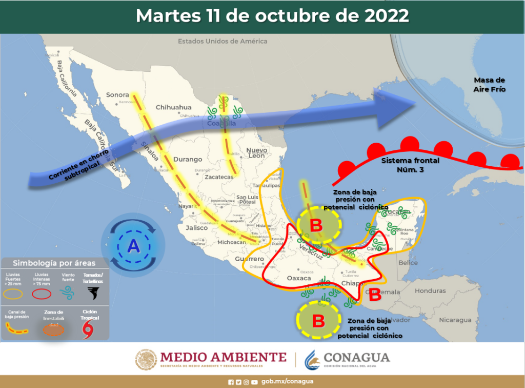 Emiten alerta naranja por ciclón Julia en Chiapas Diario La Voz del