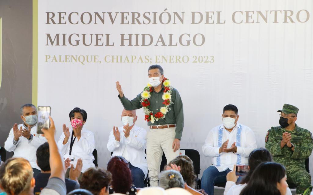 En Palenque Inaugura Gobernador Reconversi N Del Centro De Salud Rural