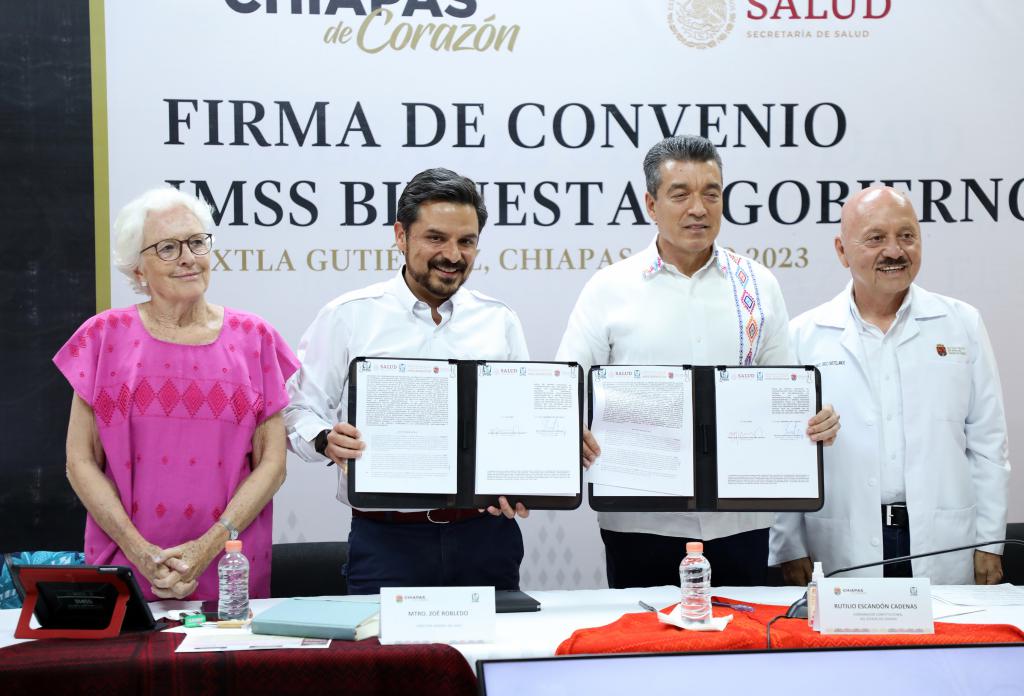 Escand N Y Robledo Firman Convenio Para Implementar Modelo Imss