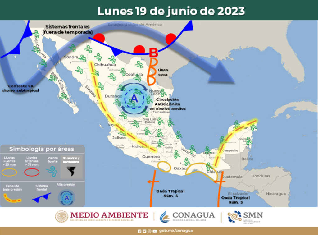 Lluvias Muy Fuertes Y Sofocante Calor Para Diversas Regiones De Chiapas